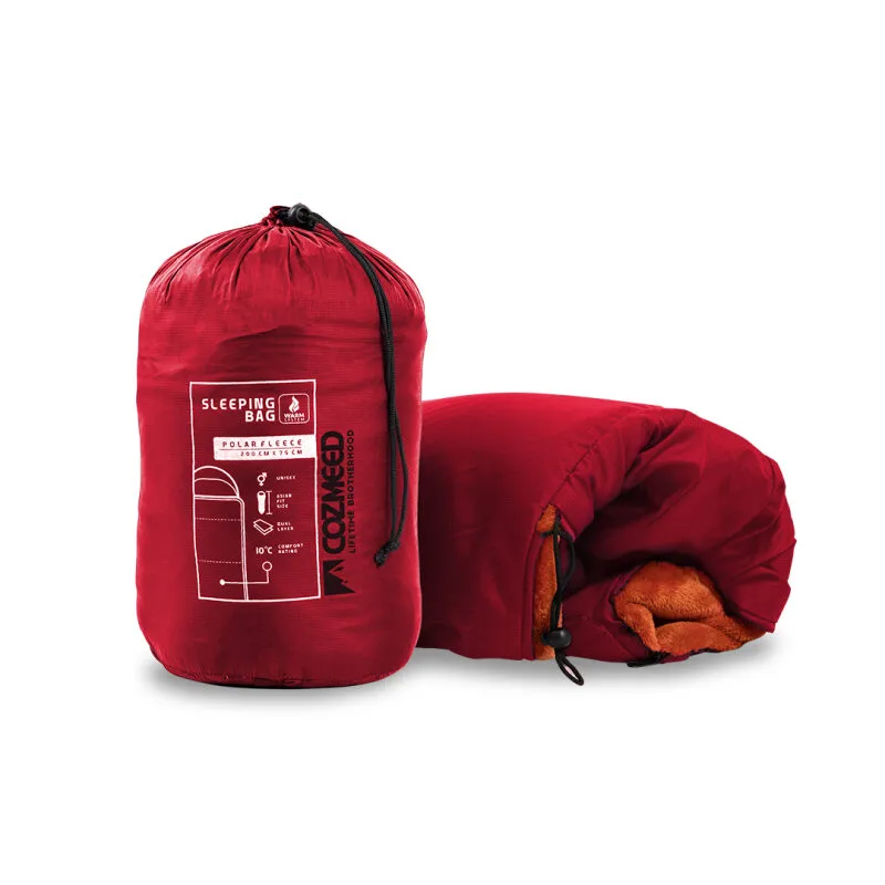 Gambar Sleeping Bag Polar Bulu Merah 2