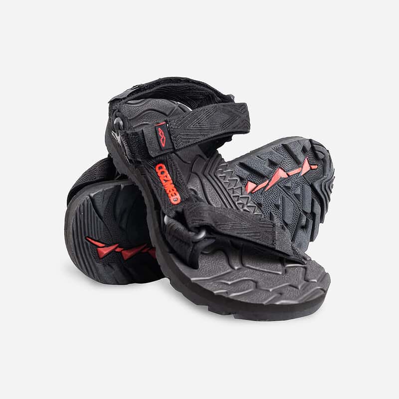 Gambar Sandal Selempang Bajo Hitam 1